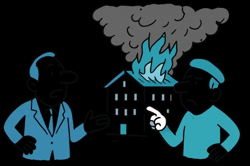 Humo sobre la UIB: ¿Quién asume la responsabilidad por el incendio en el tejado?