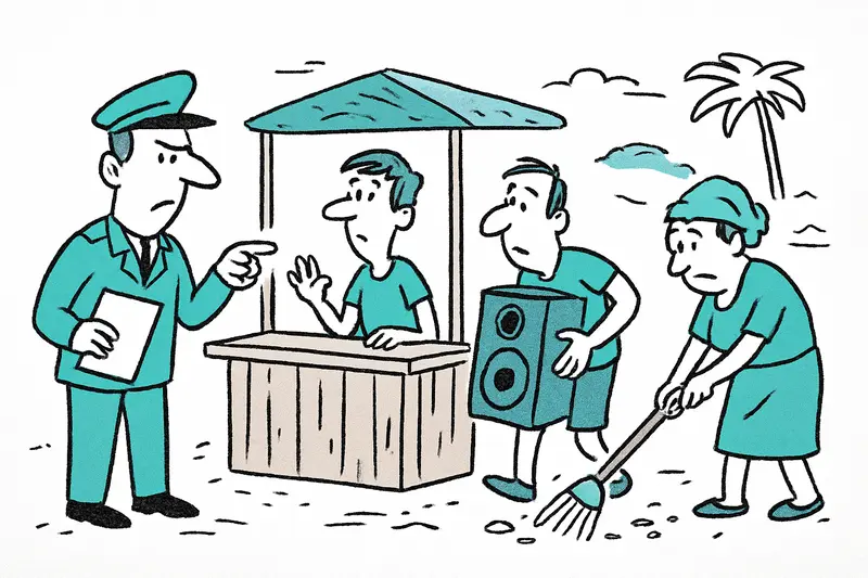 Redada en la Playa de Palma: cuando las barras improvisadas se convierten en un problema