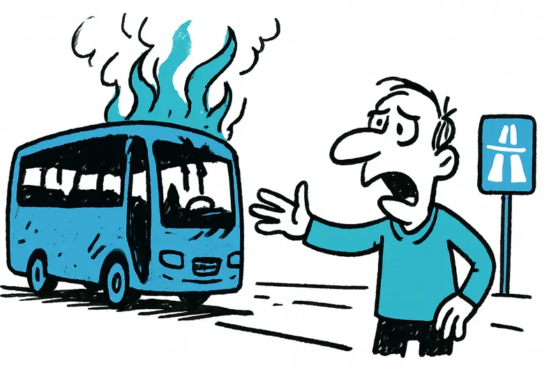 Autocar en la Ma-20 junto a Son Hugo se incendia: ¿por qué ocurre esto en Mallorca?