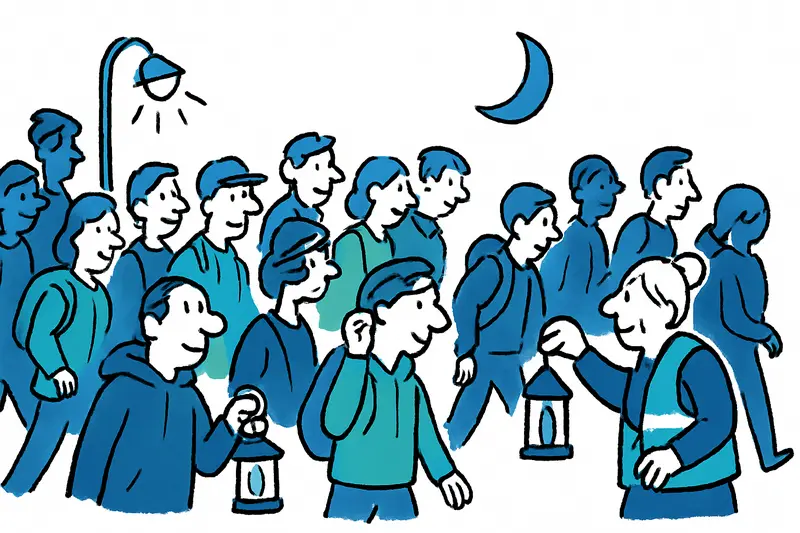 Récord en la marcha nocturna a Lluc: más de 6.000 participantes y mayor inclusión