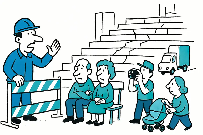 Grietas en la escalinata de La Seu: ¿quién protege realmente el corazón de Palma?