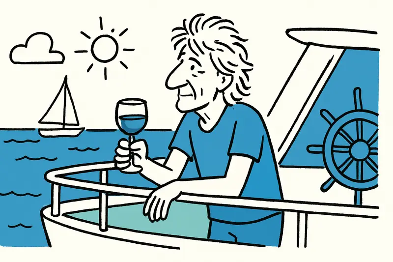 Rod Stewart a bordo: un día veraniego en Puerto Portals