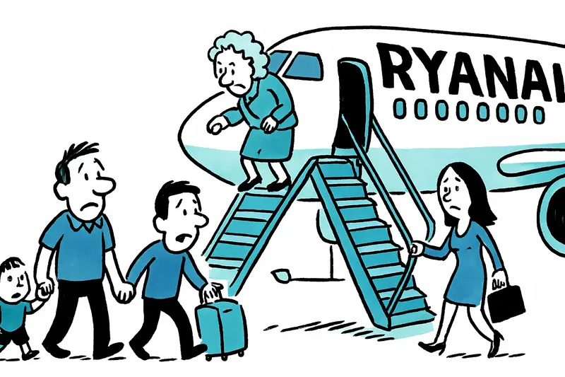 Escaleras peligrosas: ¿Qué riesgo tienen las escaleras retráctiles de la 737 de Ryanair?