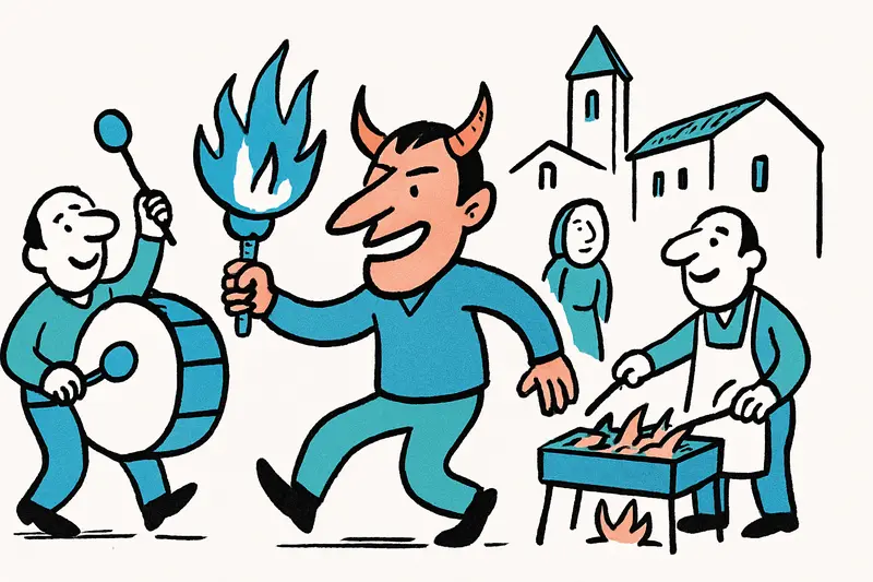 Fuego, tambores, plaza del pueblo: Sant Antoni despierta en Mallorca