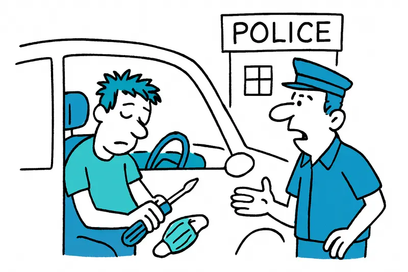 Dormir en el coche robado frente a la comisaría: por qué este incidente en la Playa de Palma es más que un caso curioso