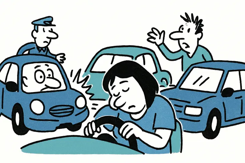 Sueño al volante en Palma: un instante, tres coches — y la incómoda pregunta sobre el trabajo nocturno y la seguridad vial