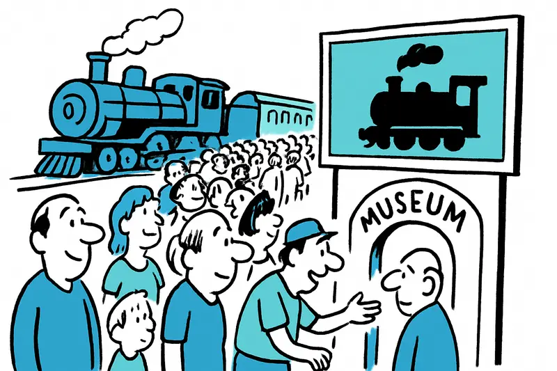 Salas llenas en Son Carrió: nuevo Museo del Ferrocarril atrae multitudes