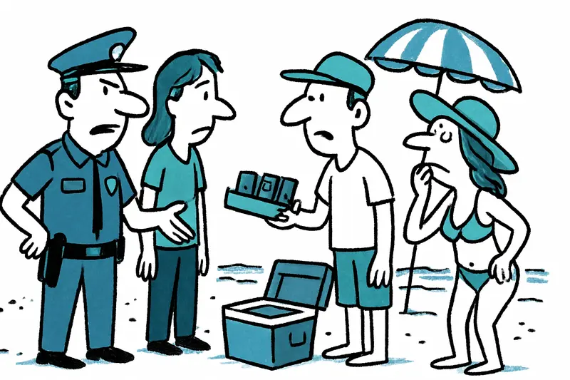 Operativo especial en Andratx: cuando las playas se convierten en escenario de controles