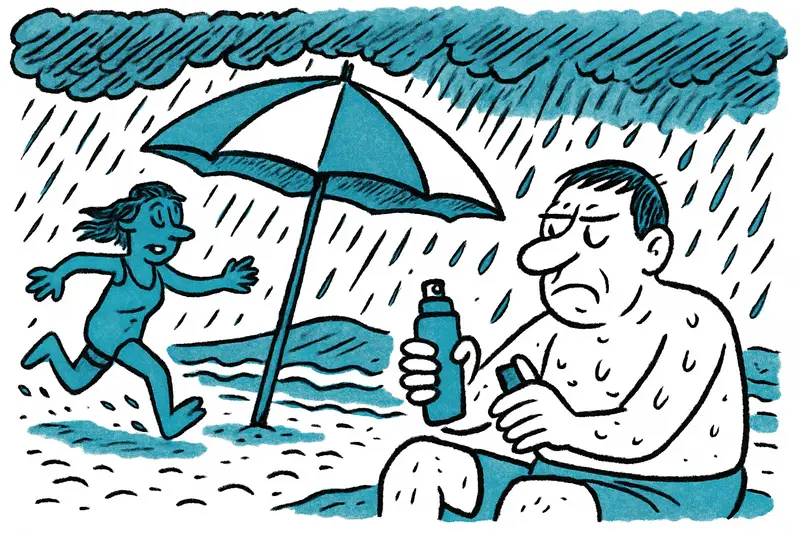 Poco tiempo para la crema solar: días calurosos, breve lluvia de barro y luego hasta 38 °C en Mallorca