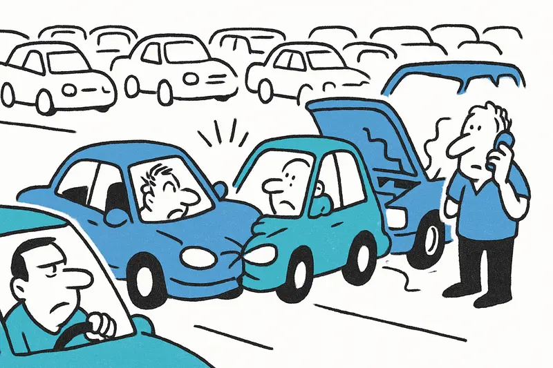 Stau auf der Ma‑20: Zwei Zwischenfälle bringen Palmas Stadtring zeitweise zum Stillstand