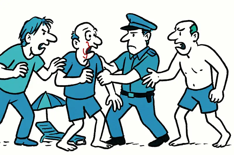 Conflicto por tumbonas en la Playa de Palma escaló — dos detenciones