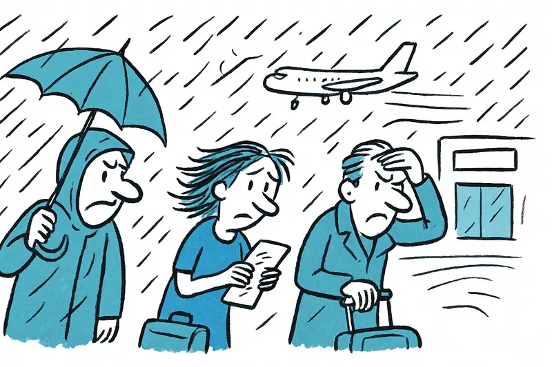 Tormenta en el radar: Por qué el aeropuerto de Palma y nosotros no estamos completamente preparados