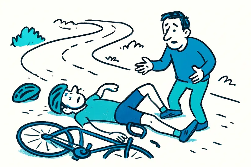 Grave caída en Port d'Andratx: ¿Quién protege a los ciclistas en este tramo?
