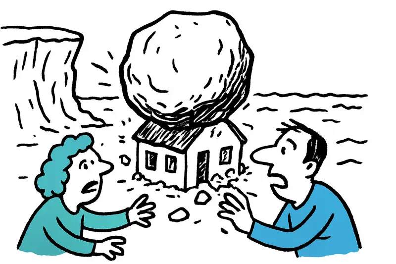 Desprendimiento mortal en Es Castell: ¿Quién protege las viviendas en la costa?