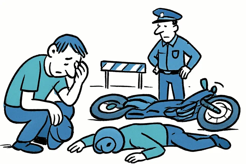 Accidente mortal en la Ma-13: un motorista pierde la vida entre Santa Maria del Camí y Consell