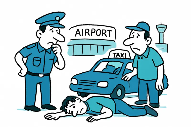 Fallecido en el aeropuerto de Menorca: ¿Quién tiene la responsabilidad por un hombre que dormía en la calzada?