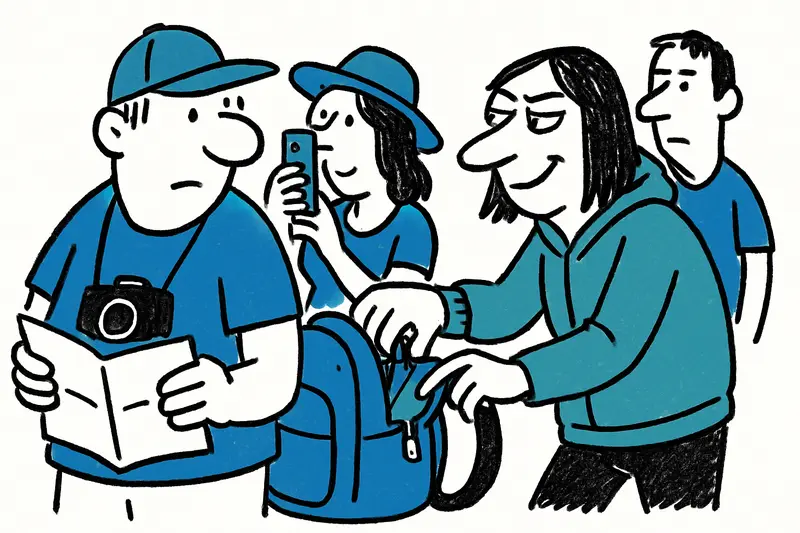 Disfrazados de turistas: un análisis sobre los carteristas en el Paseo del Born