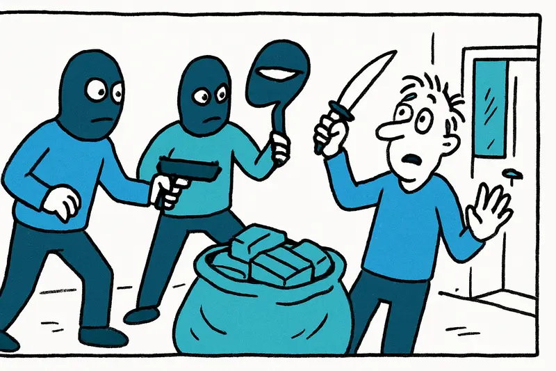 Asalto nocturno en Bons Aires: encapuchados atacan — kilos de drogas quedan atrás