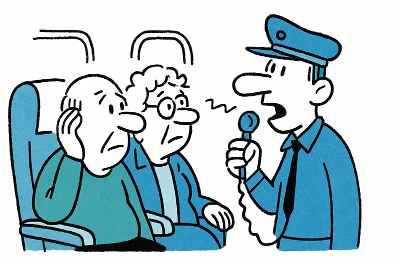 Cuando los anuncios a bordo se convierten en acertijos: comunicación en una aerolínea isleña