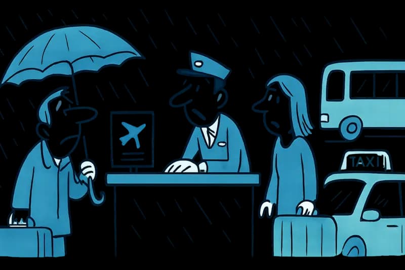 El mal tiempo paraliza los vuelos: aeropuerto de Palma con retrasos y cancelaciones