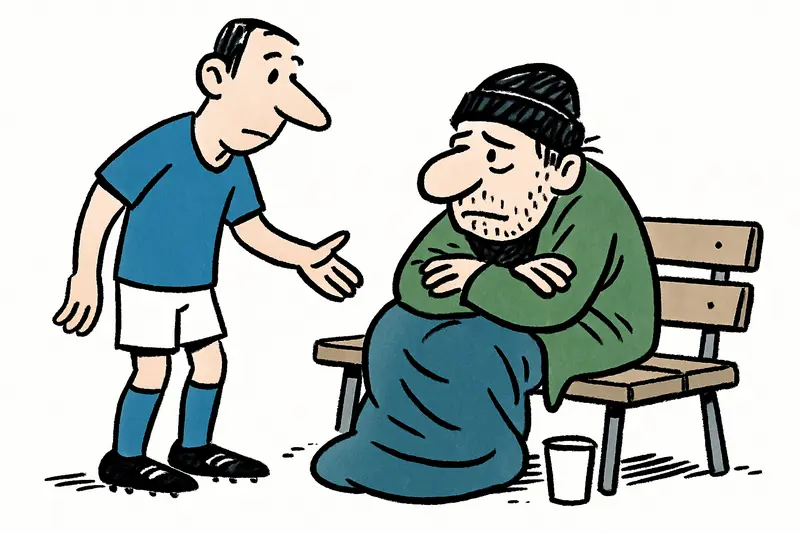 Del estadio al banco del parque: por qué un exjugador en Palma ahora vive en la calle