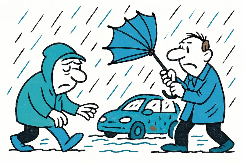 Alerta amarilla en la isla: Regina provoca lluvia de barro, oleaje y gris húmedo