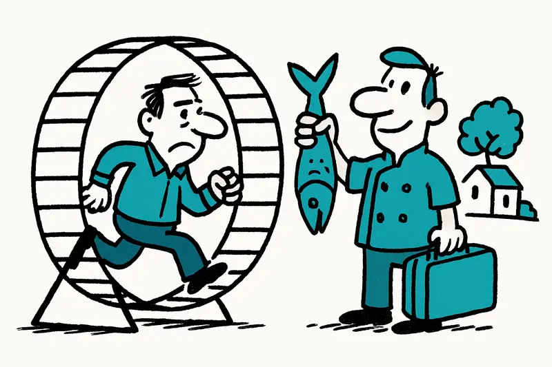 Salir de la rueda de hámster: Por qué un mallorquín busca su suerte en Galicia