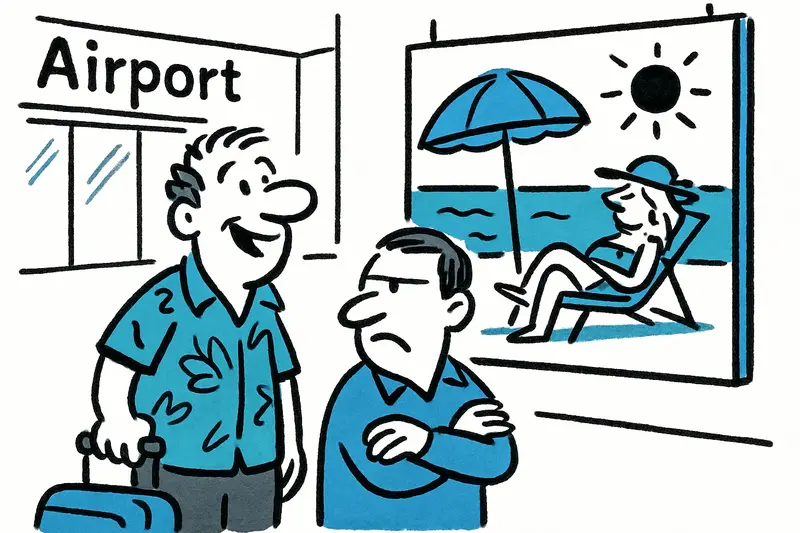 Cartel publicitario en el aeropuerto: ¿Quién decide cómo se representa Mallorca?