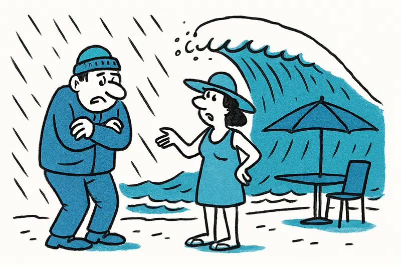 Llegada del invierno al inicio de las vacaciones: aire polar, olas de 12 metros y lo que falta en Mallorca